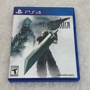 Final Fantasy VII Remake PS4 2020 Sony PlayStation 4 Complete Tested/Works CIB